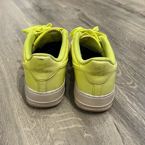 Neon Yellow Nike Air Force 1 - Picture 3 of 4